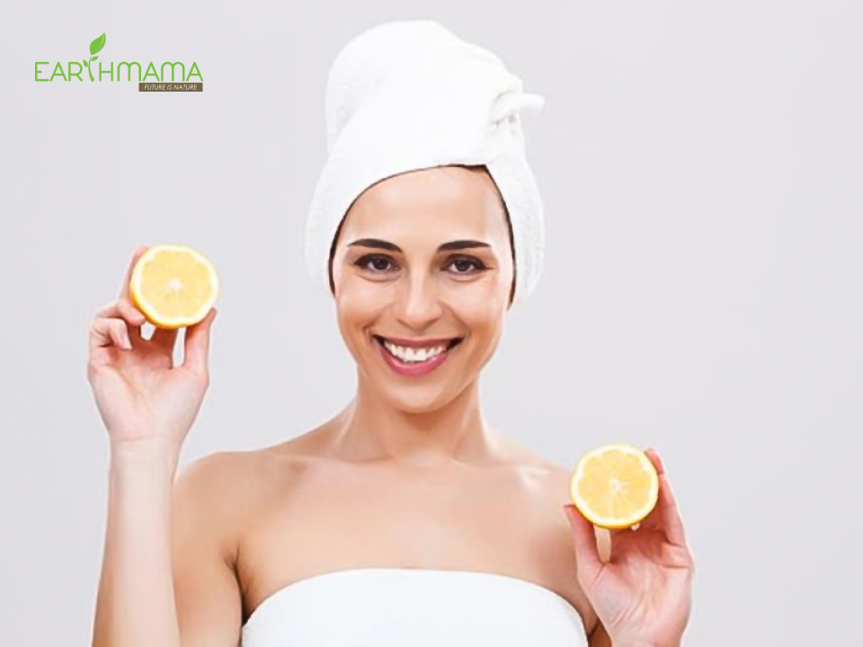 Trị mụn lưng sau sinh bằng chanh tươi chứa axit