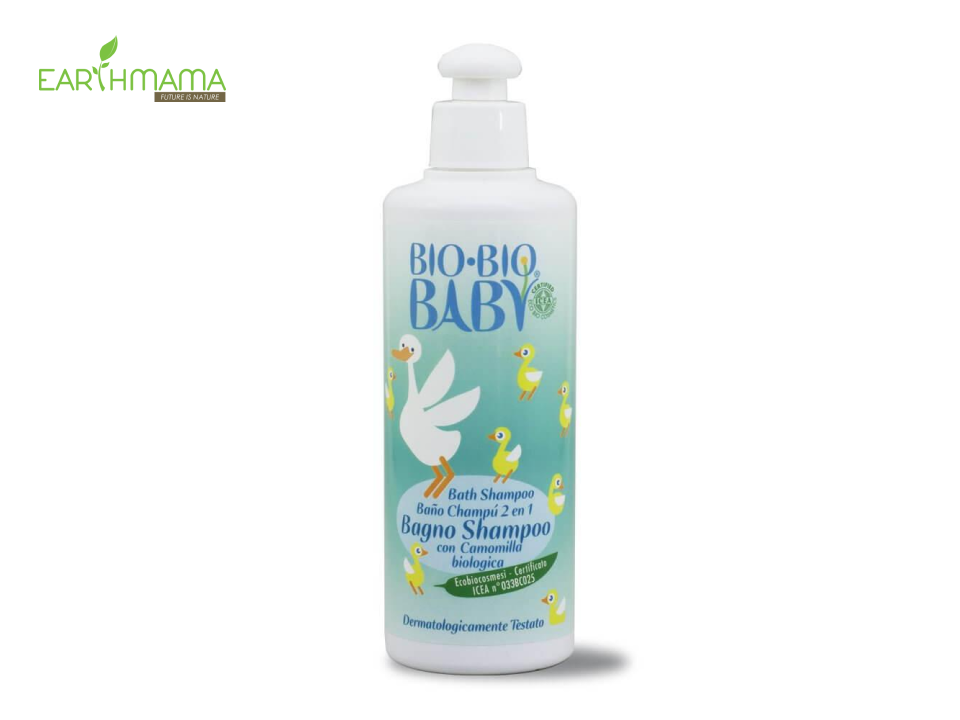 Sữa tắm cho trẻ sơ sinh Bio Bio Baby có mùi thơm hoa cúc đặc trưng