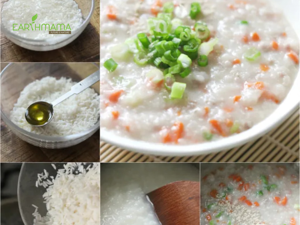 Cháo thịt bò cà rốt giải quyết câu hỏi trẻ bị sốt nên ăn cháo gì