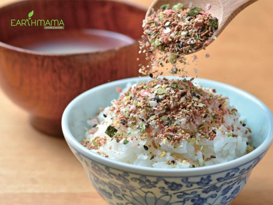 Gia vị rắc cơm cho bé