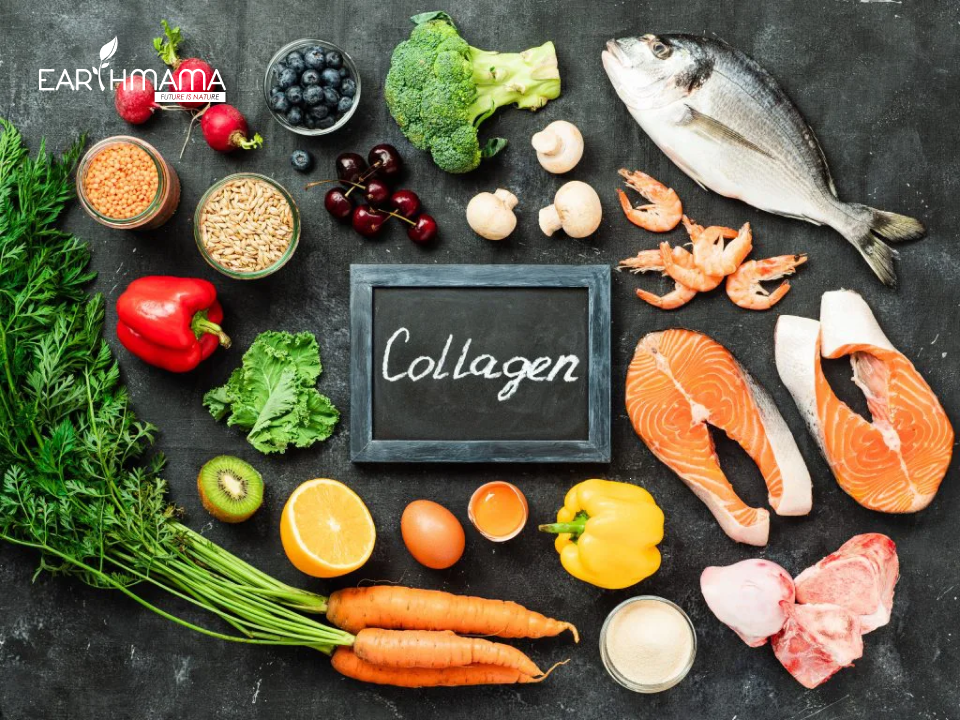 Mẹ cần nạp nhiều thực phẩm chứa collagen và gelatin tự nhiên