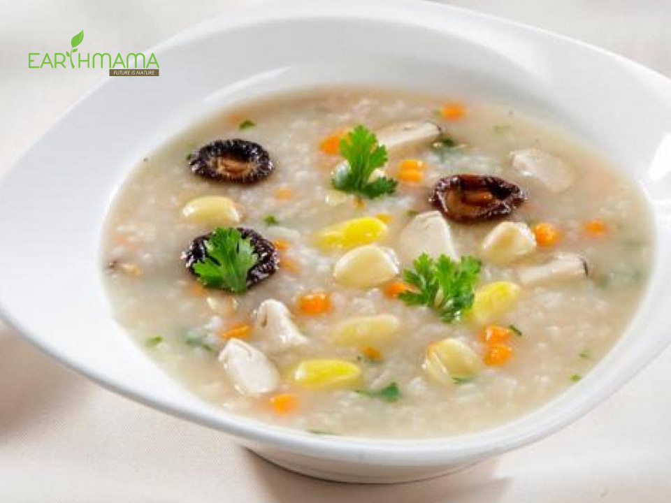 trẻ bị sốt nên ăn cháo gì bổ dưỡng