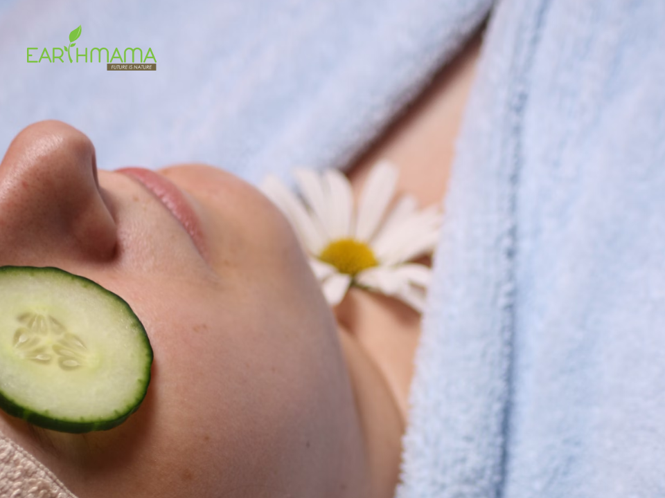 mẹ dưỡng da sau sinh từ các sản phẩm có thành phần từ thiên nhiên