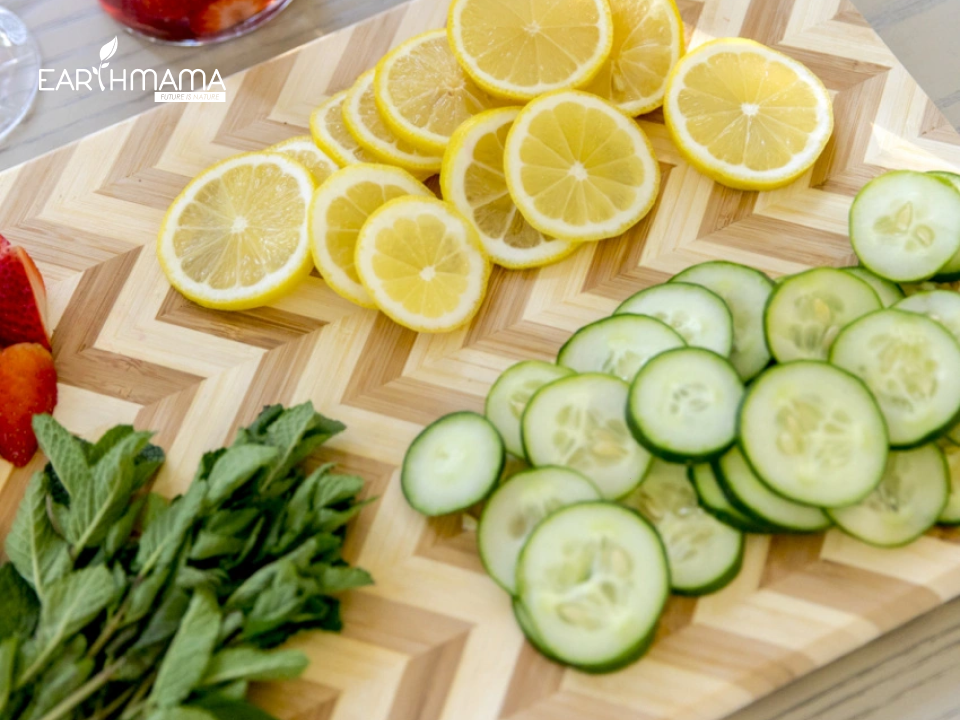 Chanh và dưa leo giúp detox tóc hiệu quả