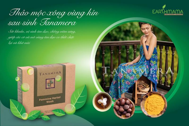Xông hơi sau sinh vùng kín với thảo mộc Tanamera