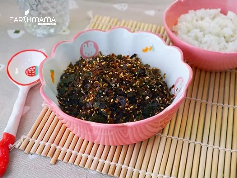 Rong biển rắc cơm vị rau củ