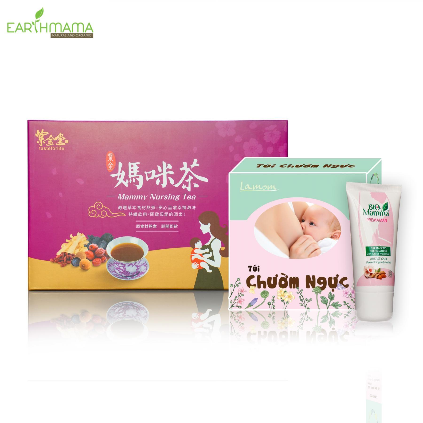 bộ sản phẩm khơi nguồn sữa mẹ trị tắc tia sữa nổi cục