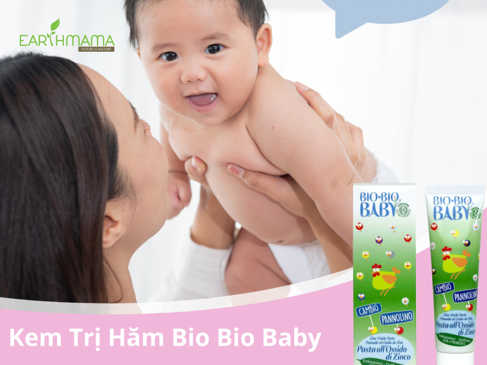 Kem phòng ngừa và trị hăm Bio Bio Baby là sản phẩm organic cho bé