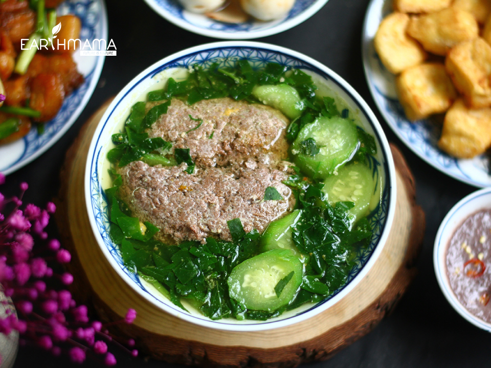 Những món canh tốt cho bà bầu 3 tháng đầu như canh rau đay bổ sung canxi