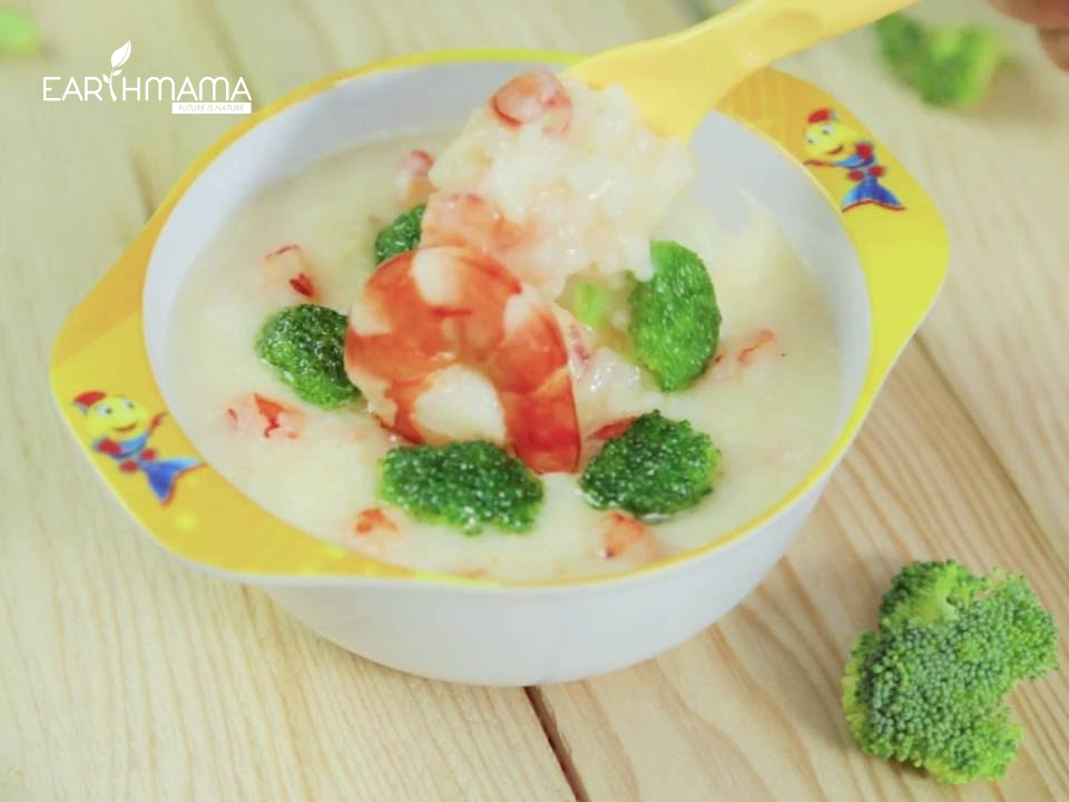 Cách nấu cháo ăn dặm cho bé 6 tháng từ tôm đơn giản