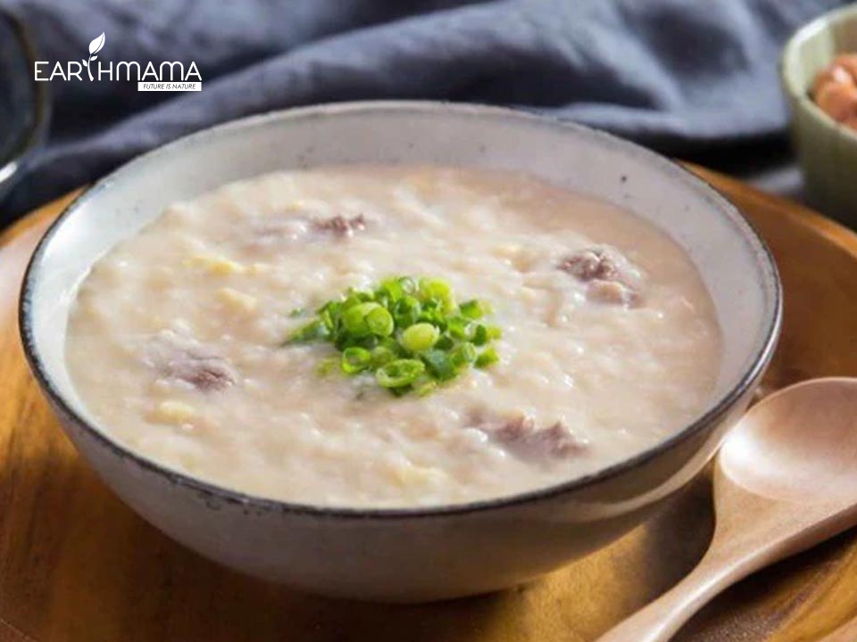 Cháo ăn dặm cho bé 8 tháng từ thịt bò tươi ngon