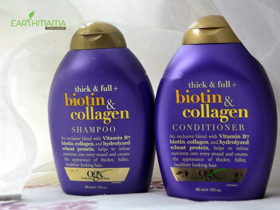 Dầu gội đầu chống rụng tóc Biotin Collagen phục hồi hư tổn