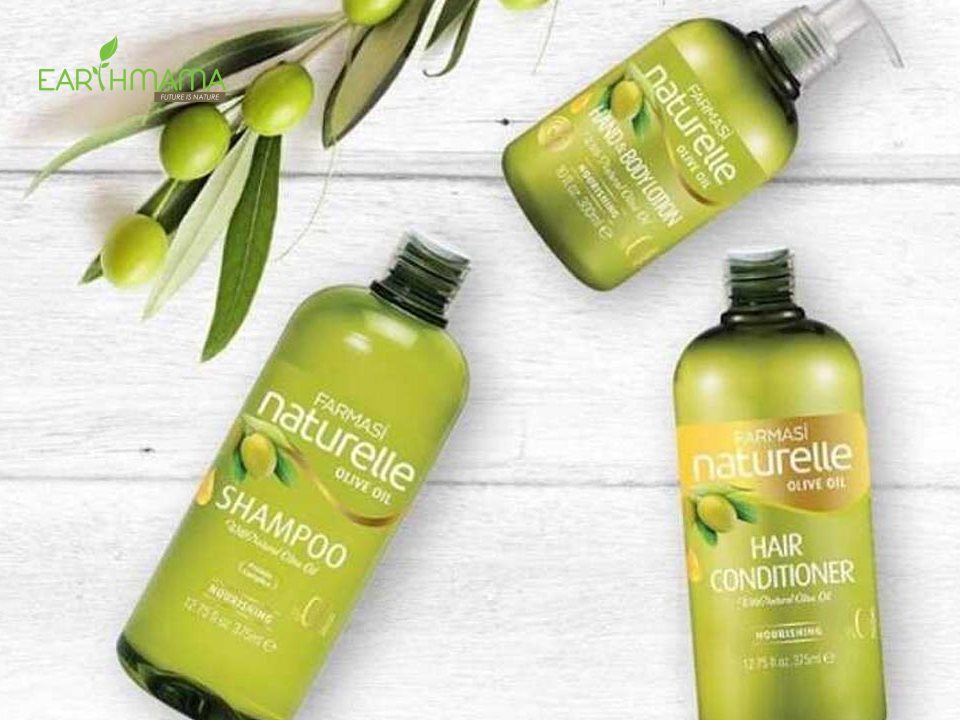 Dầu gội đầu chống rụng tóc Olive Farmasi