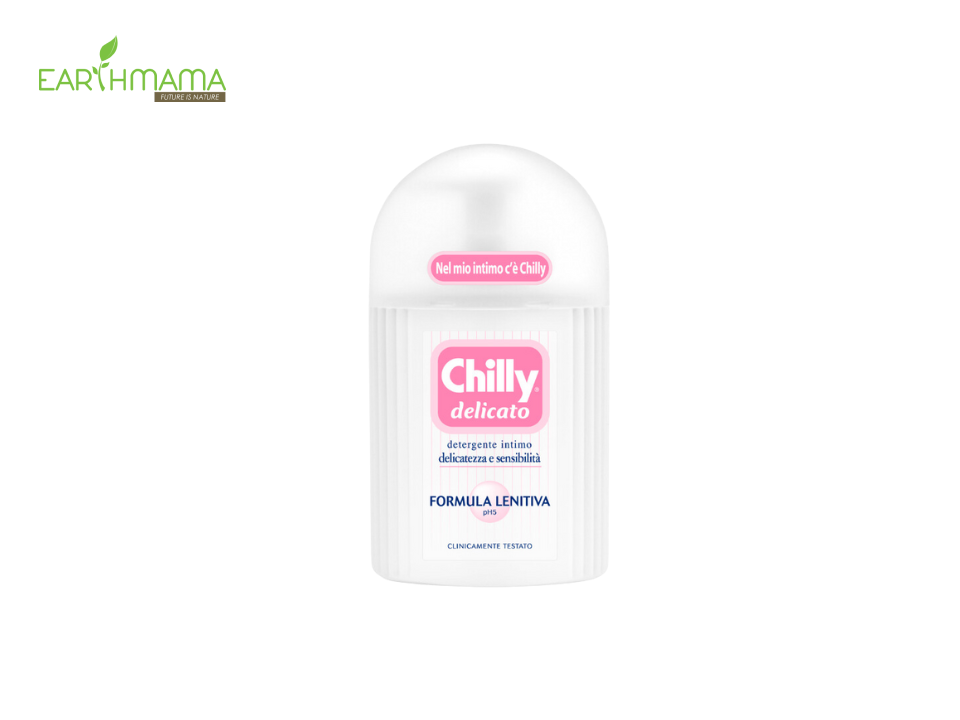 Dung dịch vệ sinh bà bầu Chilly Delicato màu hồng