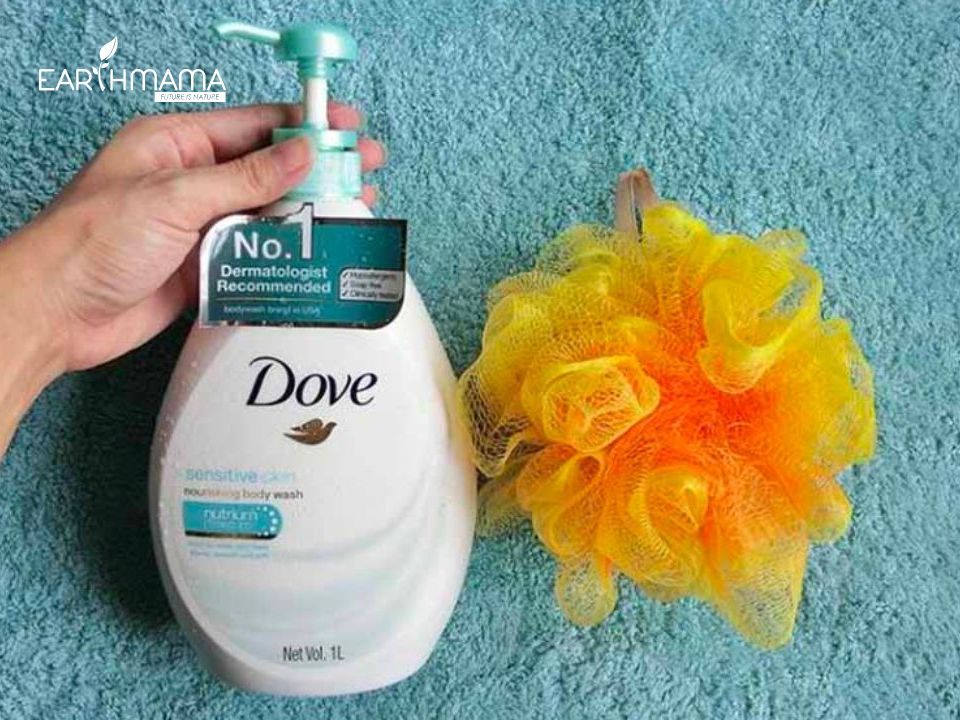 Sữa tắm cho bé viêm da cơ địa Dove Sensitive Skin