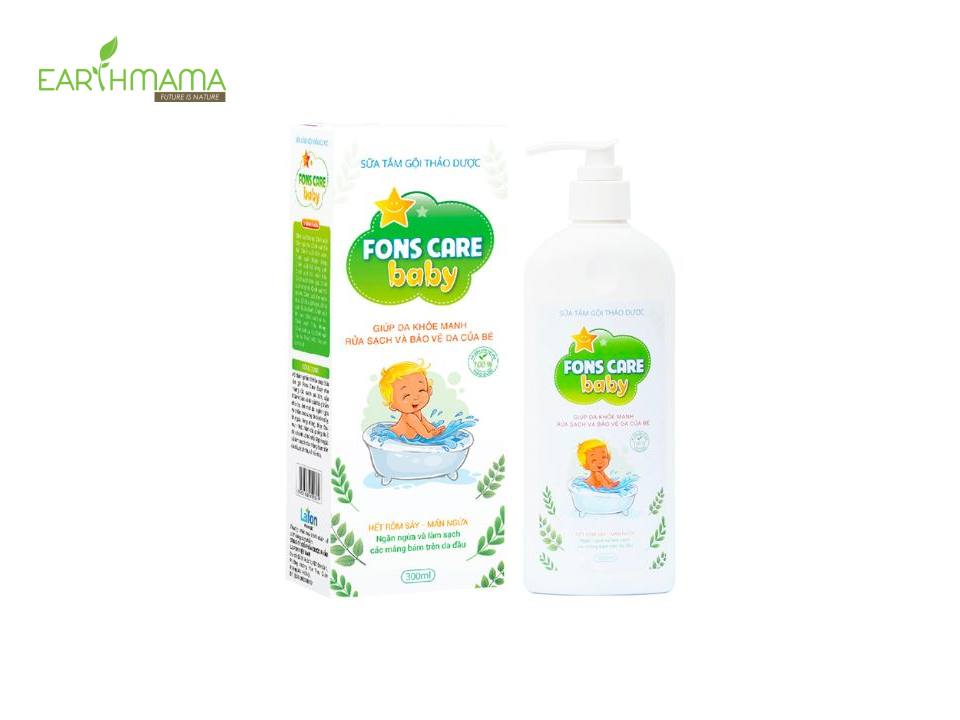 Sữa tắm cho bé viêm da cơ địa Fons Care Baby