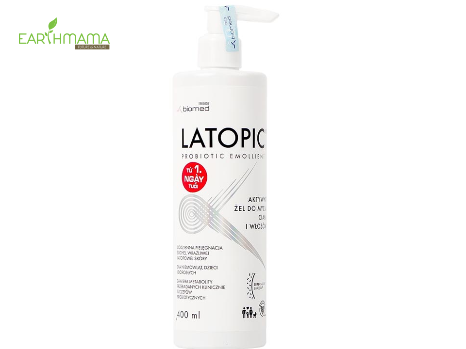 Sữa tắm gội cho bé sơ sinh Latopic
