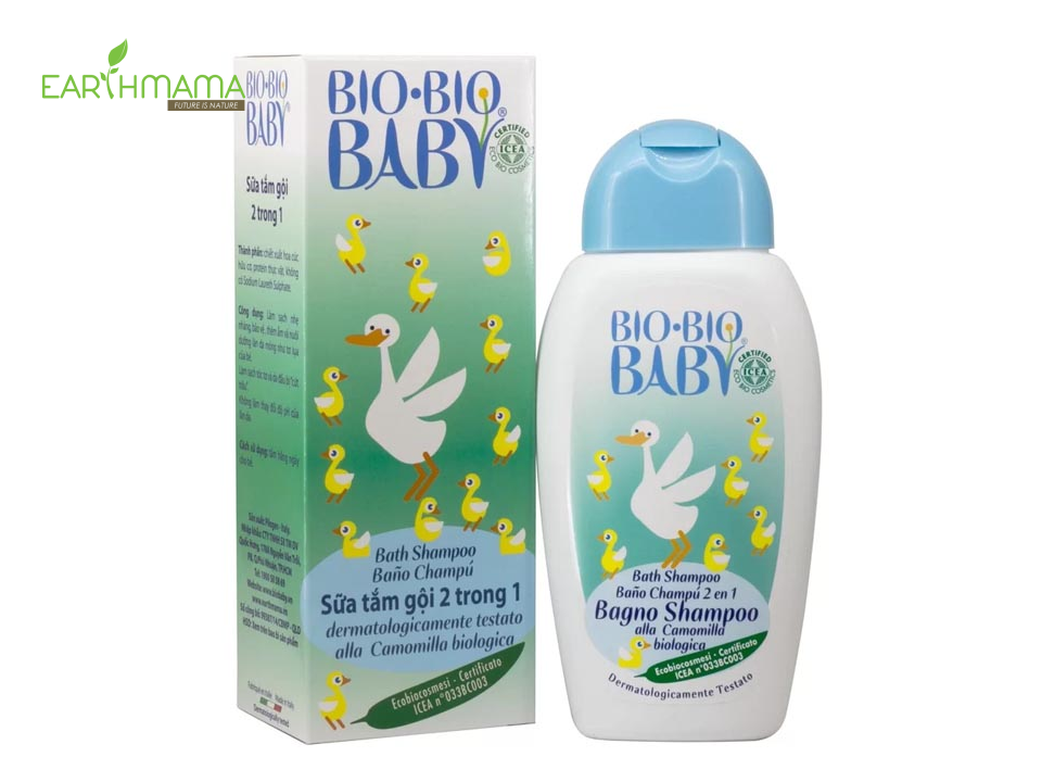 Sữa tắm gội cho bé sơ sinh Organic Bio Bio Baby