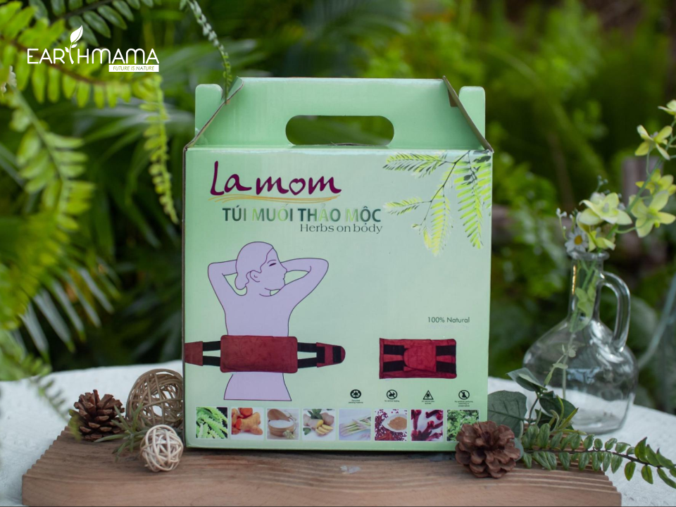 Mỹ phẩm cho mẹ sau sinh với túi thảo mộc Lamom thành phần tự nhiên